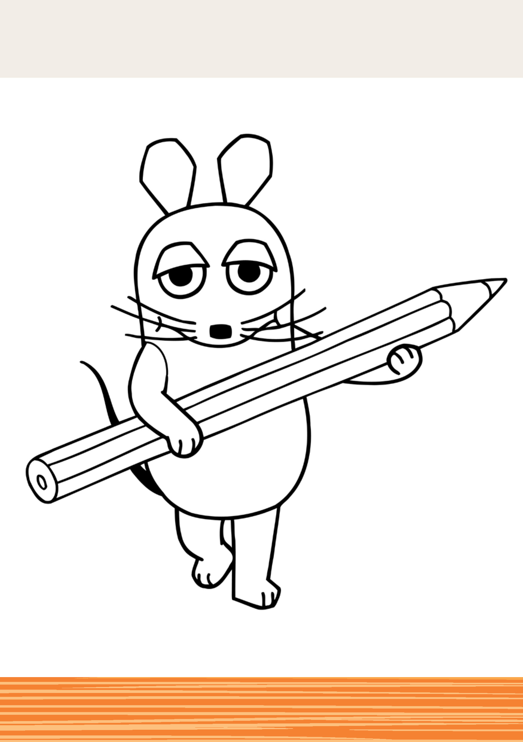 Beispielinhalt (Bild) Mein kleiner Maus-Malblock. Nachhaltiges Malen für Kinder ab 3 Jahren