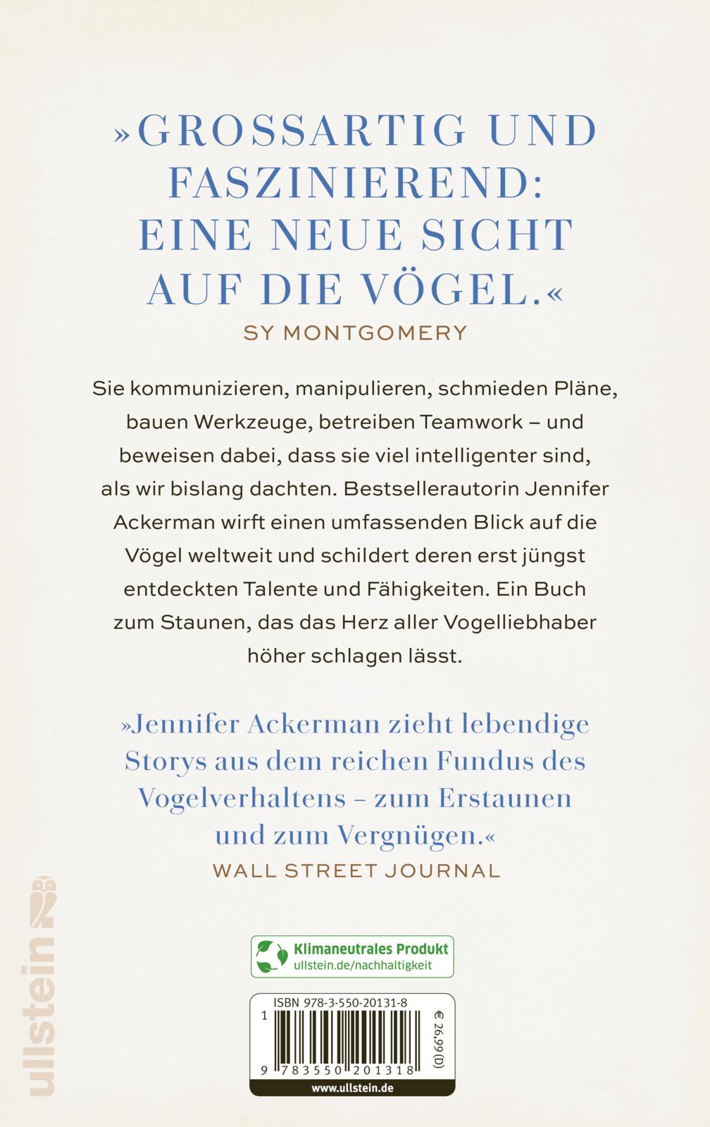 Rückseitencover Die geheime Welt der Vögel