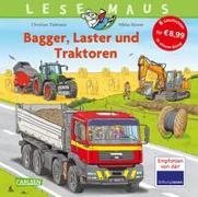 LESEMAUS Sonderbände: Bagger, Laster und Traktoren – Alles über Fahrzeuge