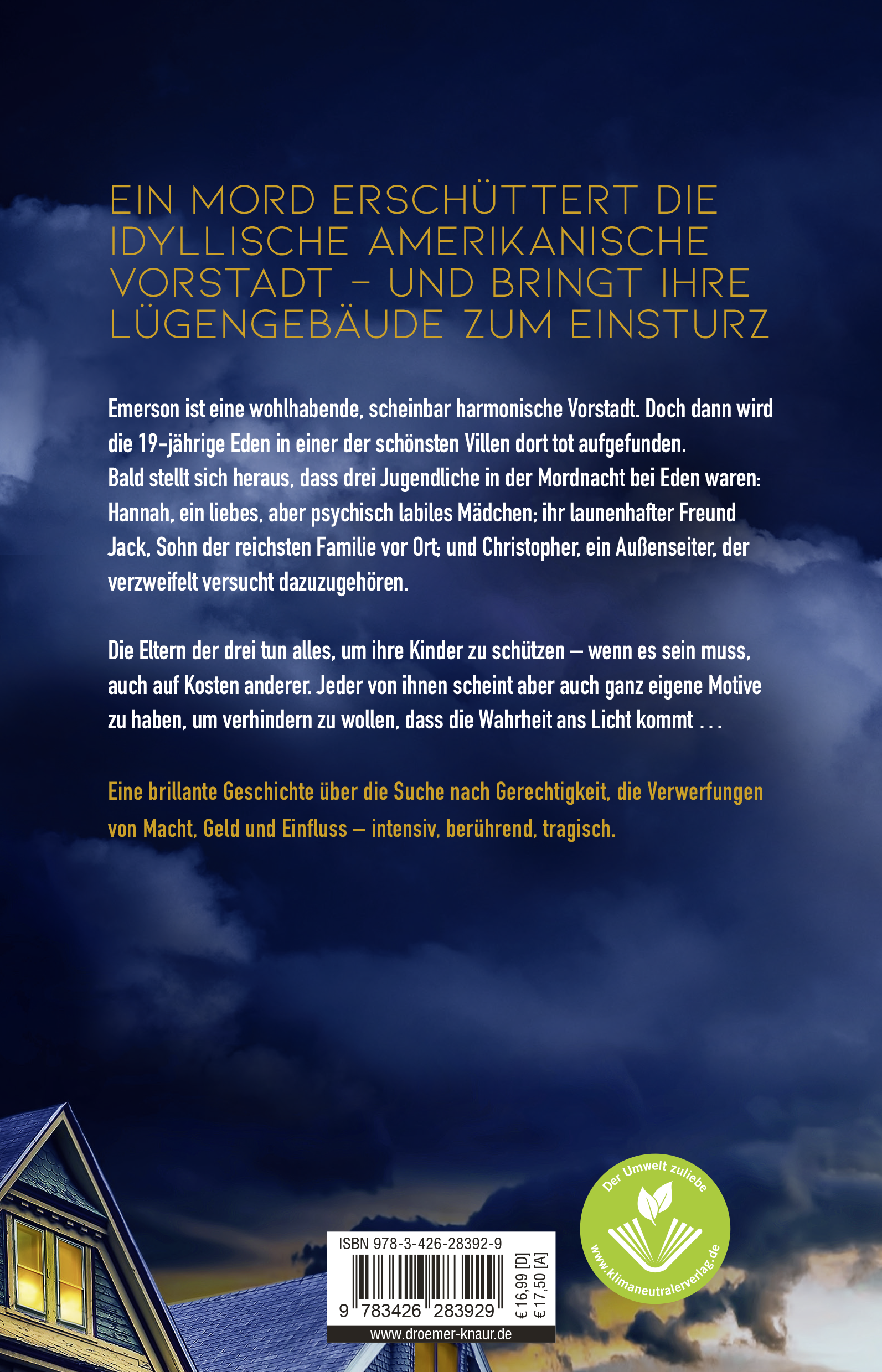 Rückseitencover Das Ende von Eden