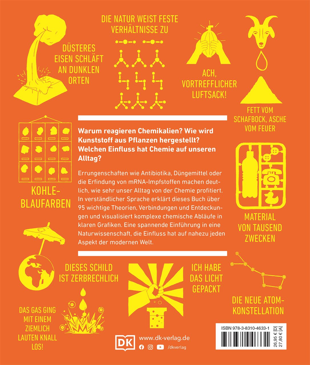 Rückseitencover Big Ideas. Das Chemie-Buch