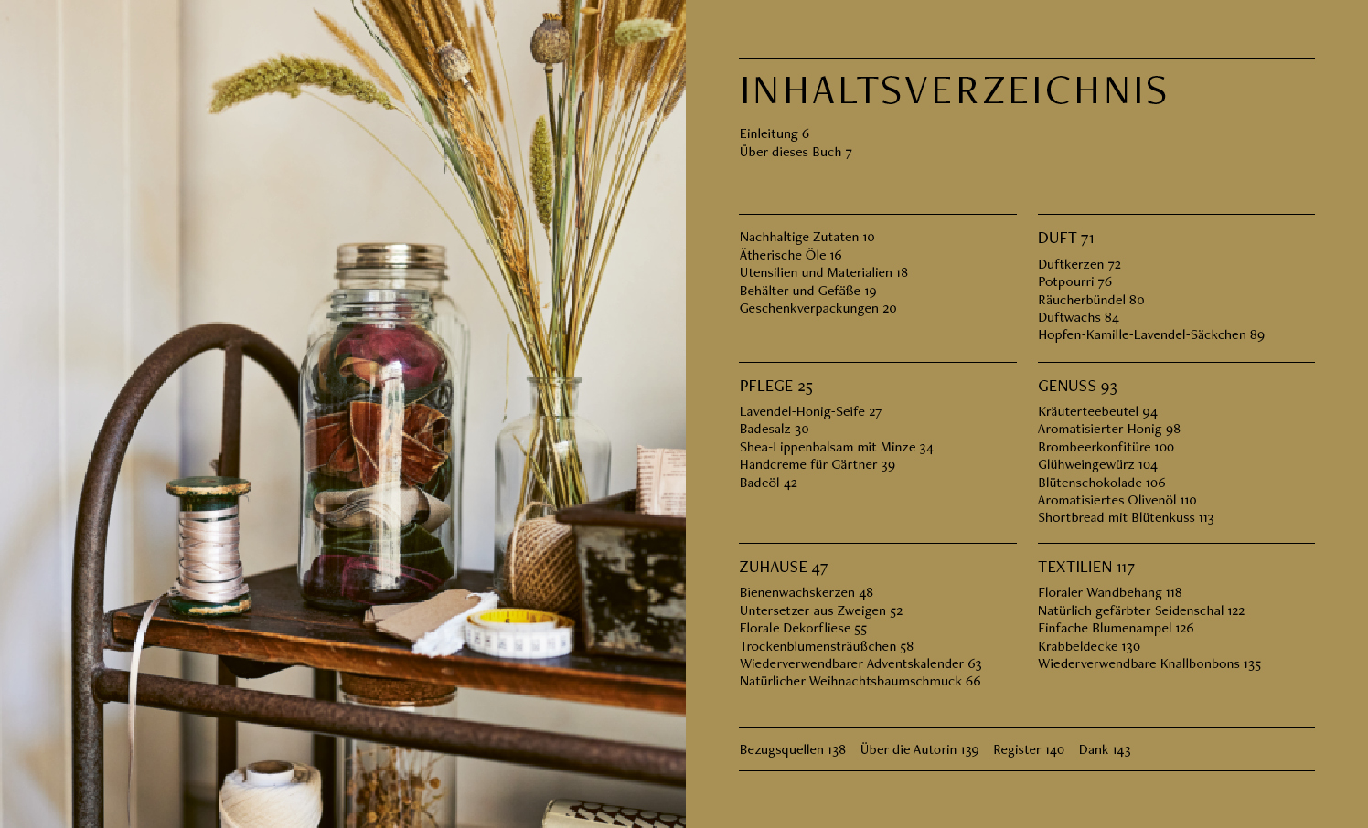 Beispielinhalt (Bild) Natürlich nachhaltige Geschenke
