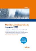 Monats-Lohnsteuertabelle 2023