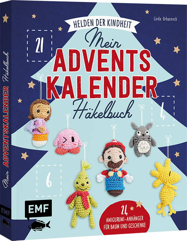 Anderes Coverbild Mein Adventskalender-Häkelbuch: Helden der Kindheit – Merry X-Mas