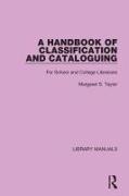 A Handbook of Classification and Cataloguing