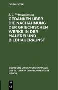 Vorderes Coverbild Gedanken über die Nachahmung der griechischen Werke in der Malerei und Bildhauerkunst