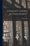 Vorderes Coverbild Straight Goods in Philosophy