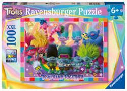 Ravensburger Kinderpuzzle 13390 - Die Trolls-Band - 100 Teile XXL Trolls Puzzle für Kinder ab 6 Jahren