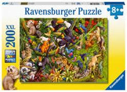 Children's puzzle 200 XXL Teile - Bunter Dschungel