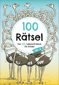 Vorderes Coverbild 100 Rätsel: Der XXL Labyrinth-Block für Kinder ab 4