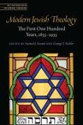Vorderes Coverbild Modern Jewish Theology