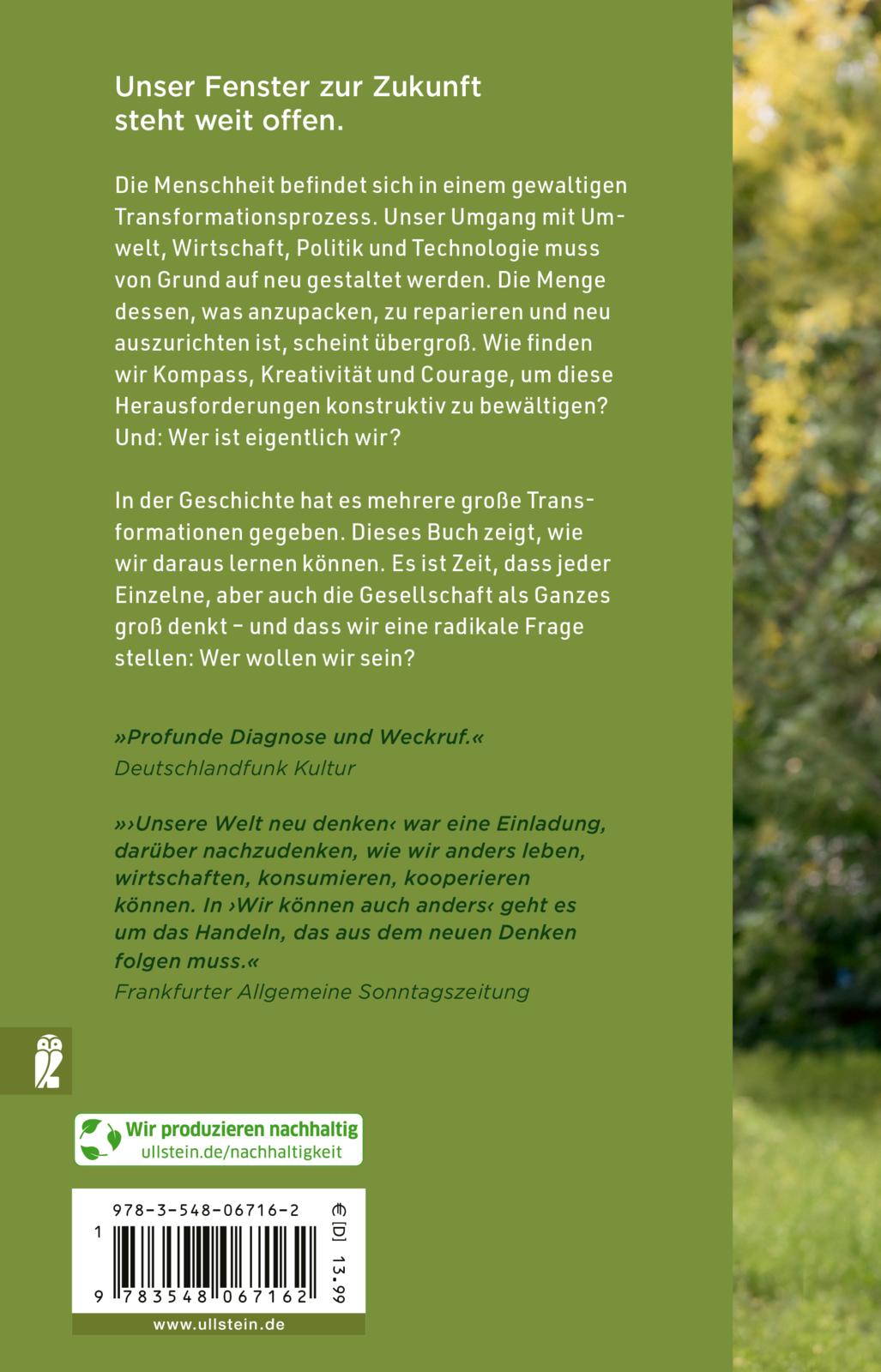 Rückseitencover Wir können auch anders