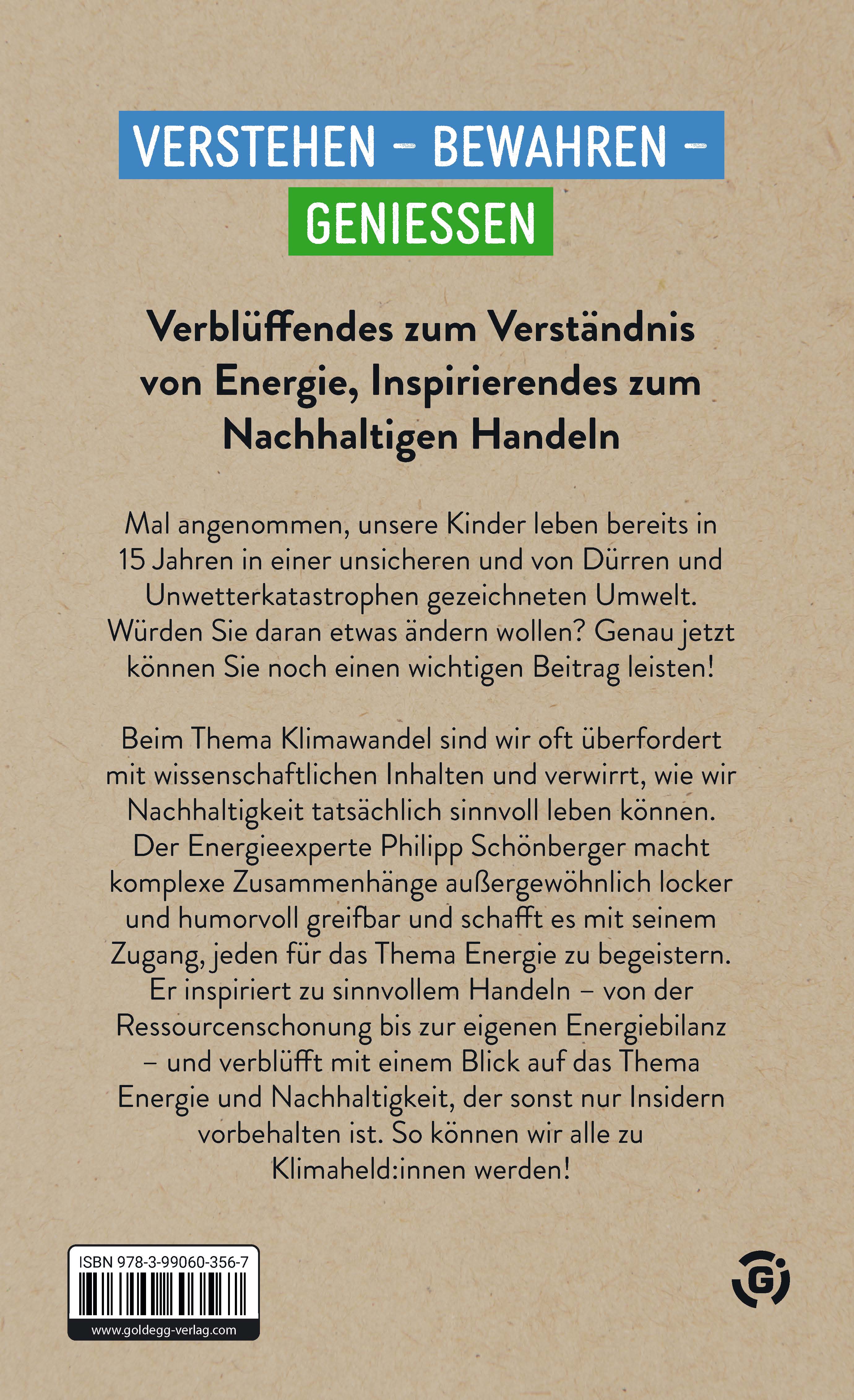 Rückseitencover Grün-Blau ist der Wasserstoff
