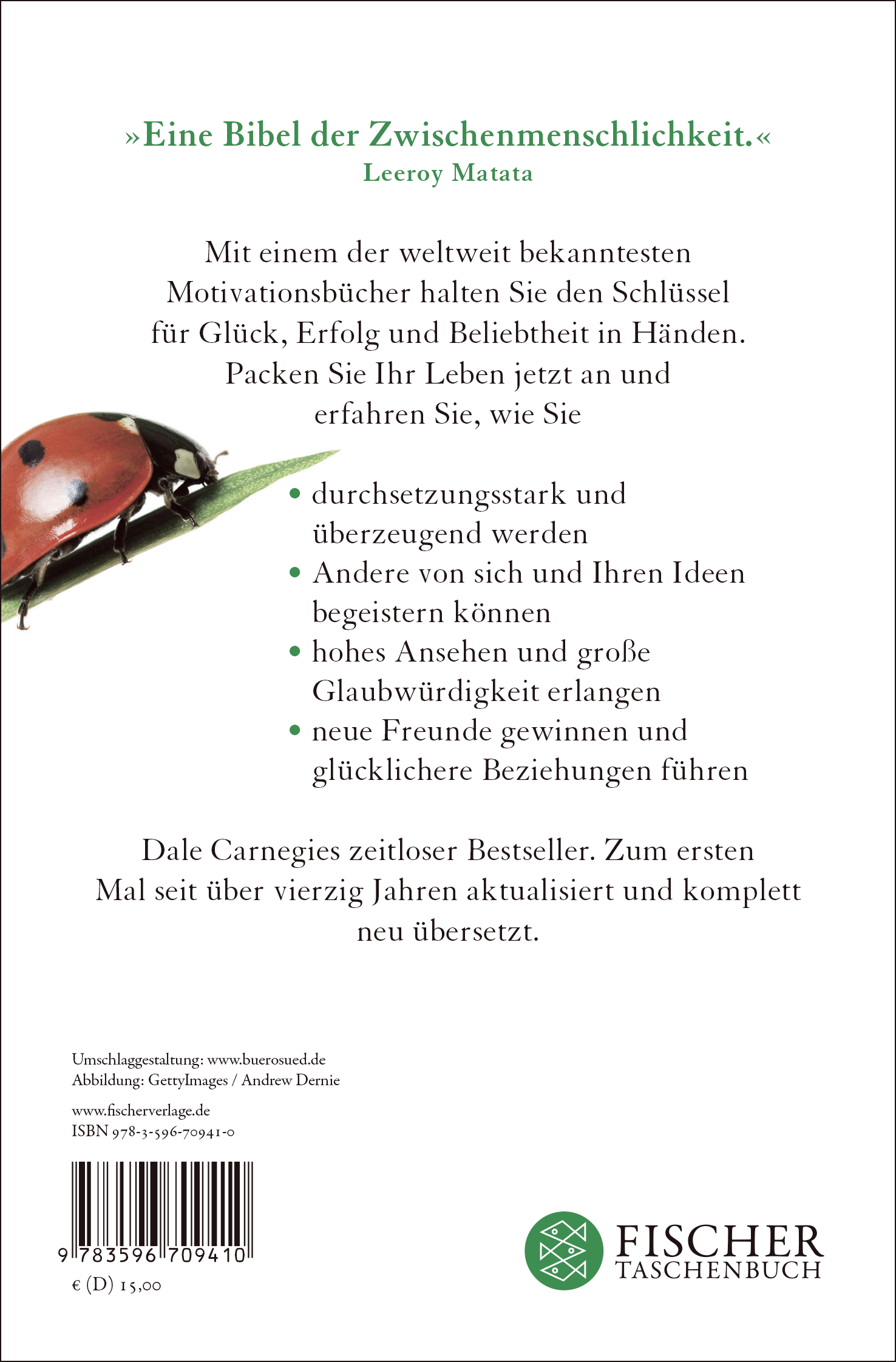 Rückseitencover Wie man Freunde gewinnt