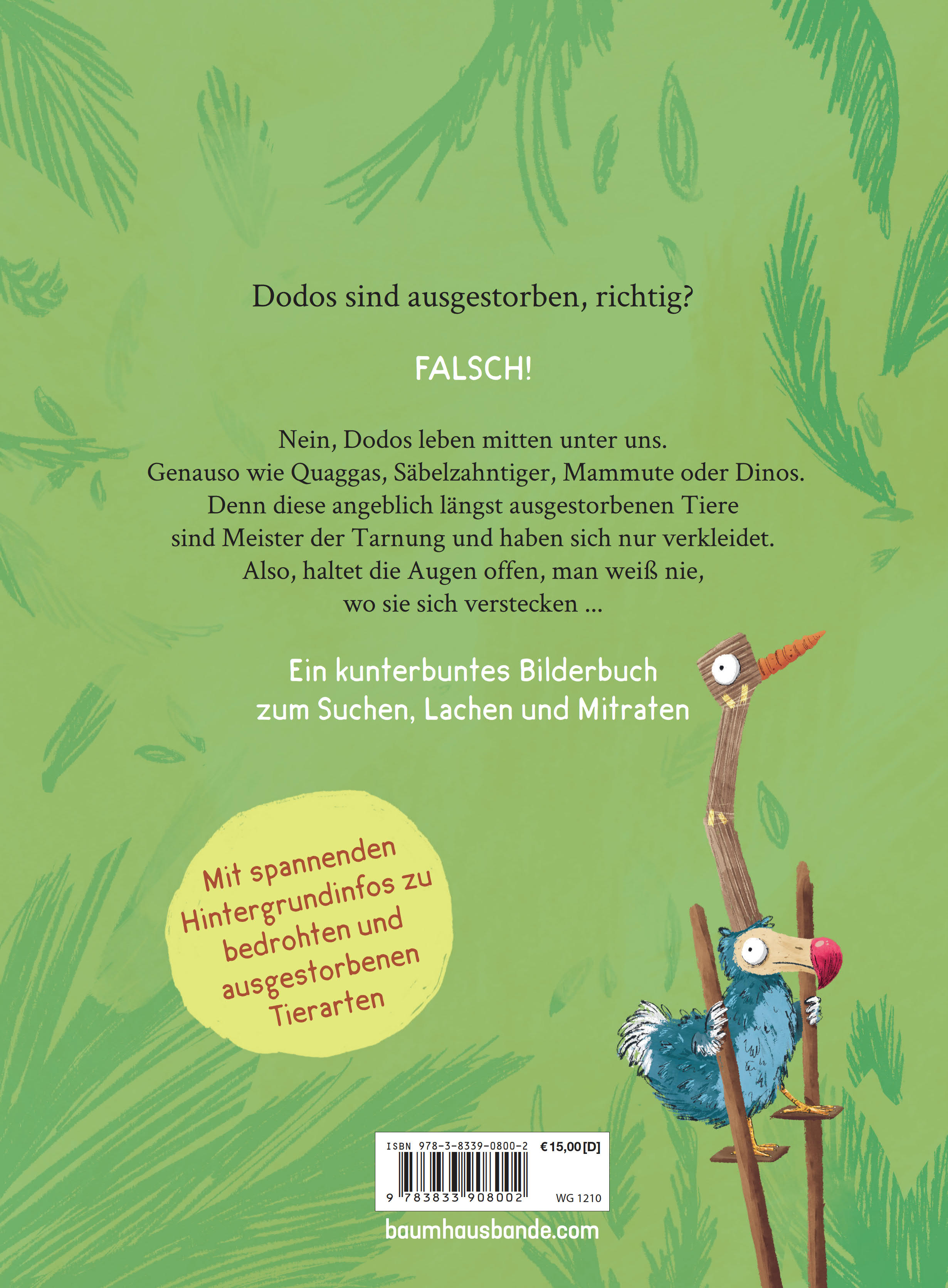 Beispielinhalt (Bild) Natürlich gibt es Dodos! - Wir haben uns nur verkleidet