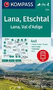 KOMPASS Wanderkarte 054 Lana, Etschtal / Lana, Val d´Adige 1:25.000