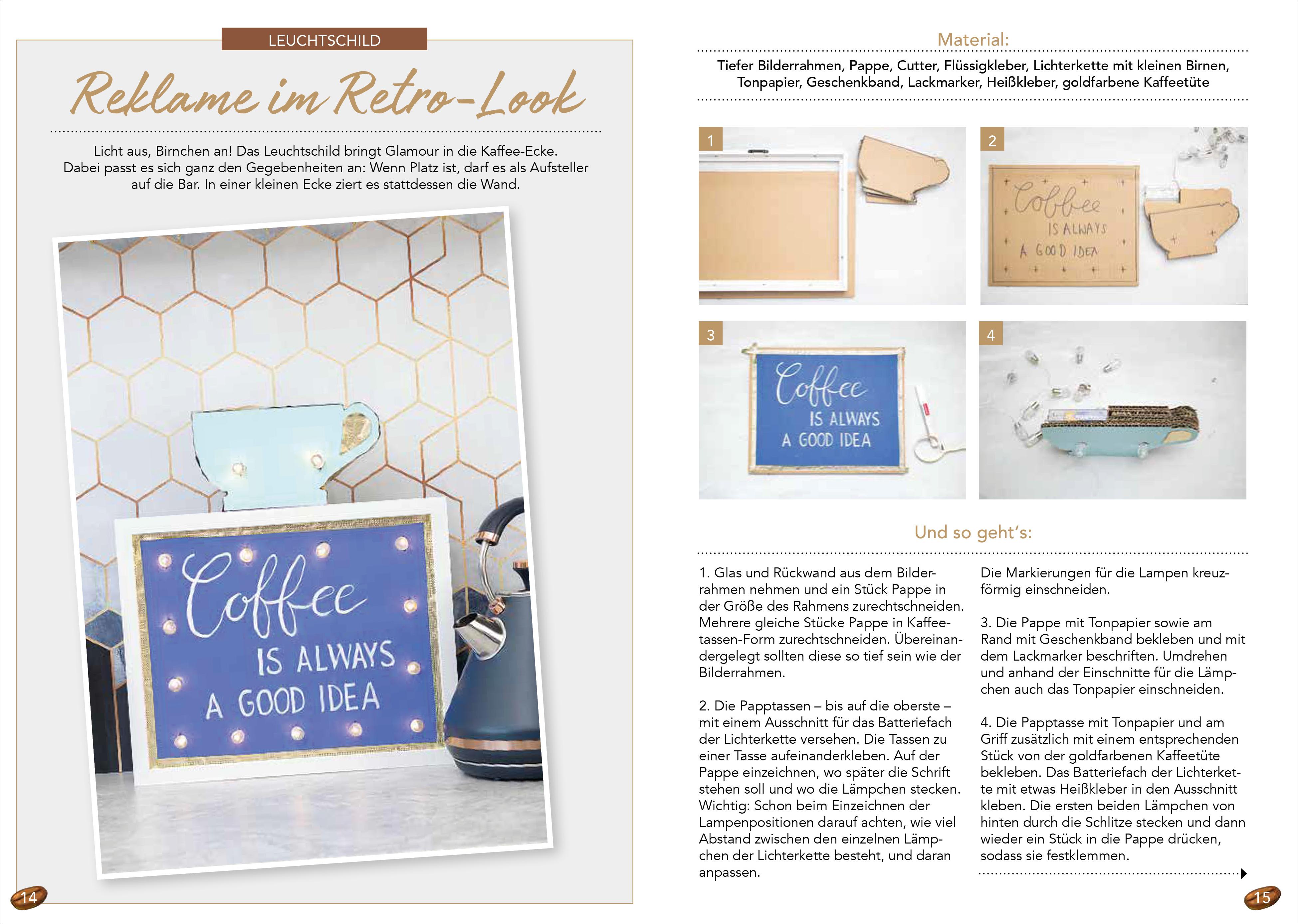 Beispielinhalt (Bild) Inspirationen für die Kaffee-Ecke