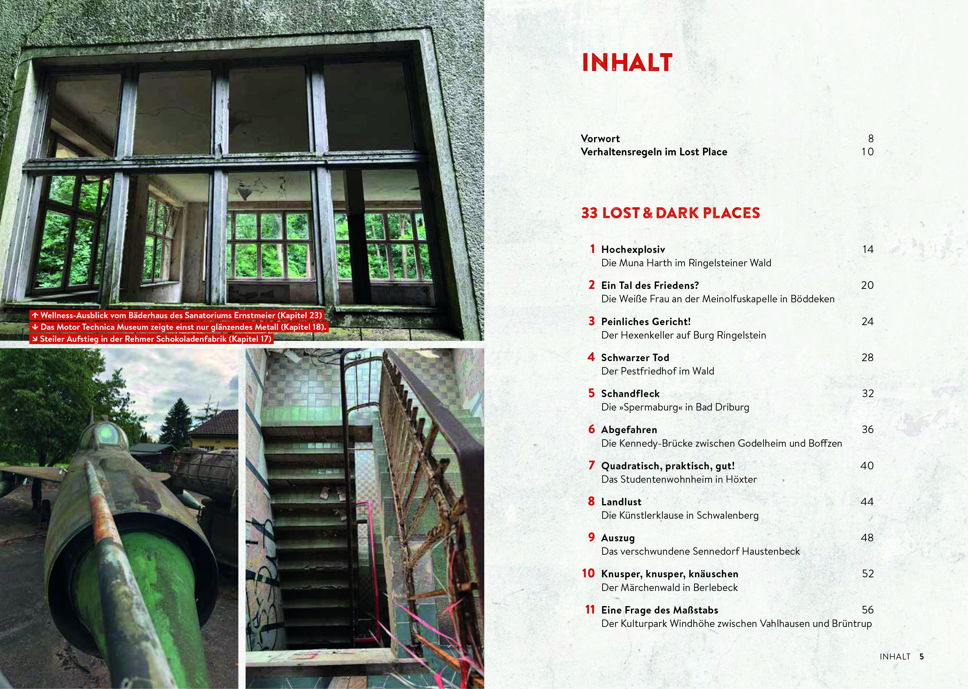 Beispielinhalt (Bild) Lost & Dark Places Ostwestfalen-Lippe