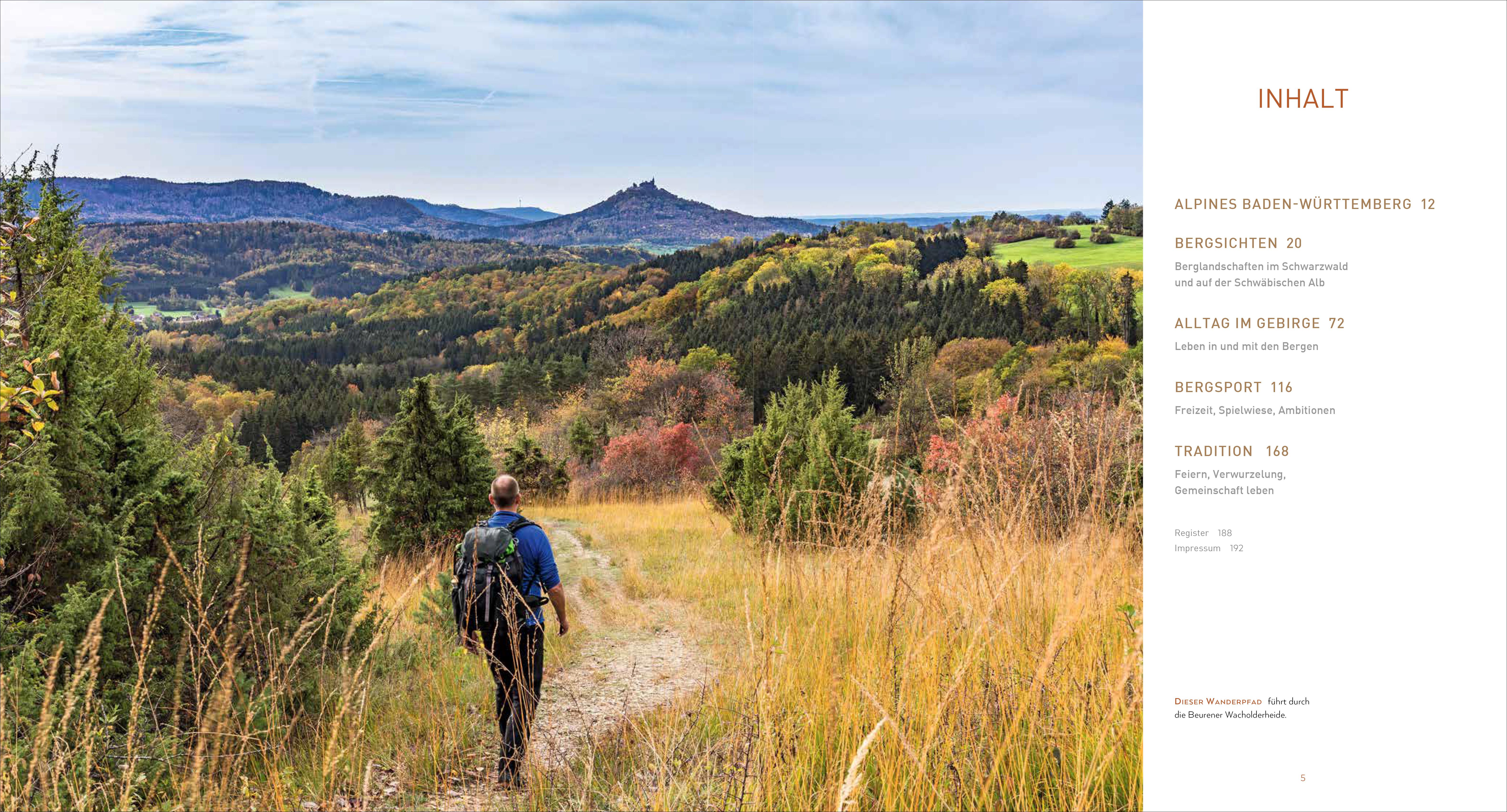 Beispielinhalt (Bild) Wilde Bergwelt im Südwesten