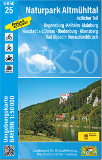 Vorderes Coverbild UK50-25 Naturpark Altmühltal, östlicher Teil