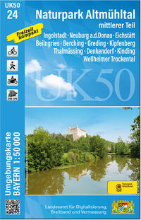 Vorderes Coverbild UK50-24 Naturpark Altmühltal mittlerer Teil