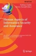 Human Aspects of Information Security and Assurance