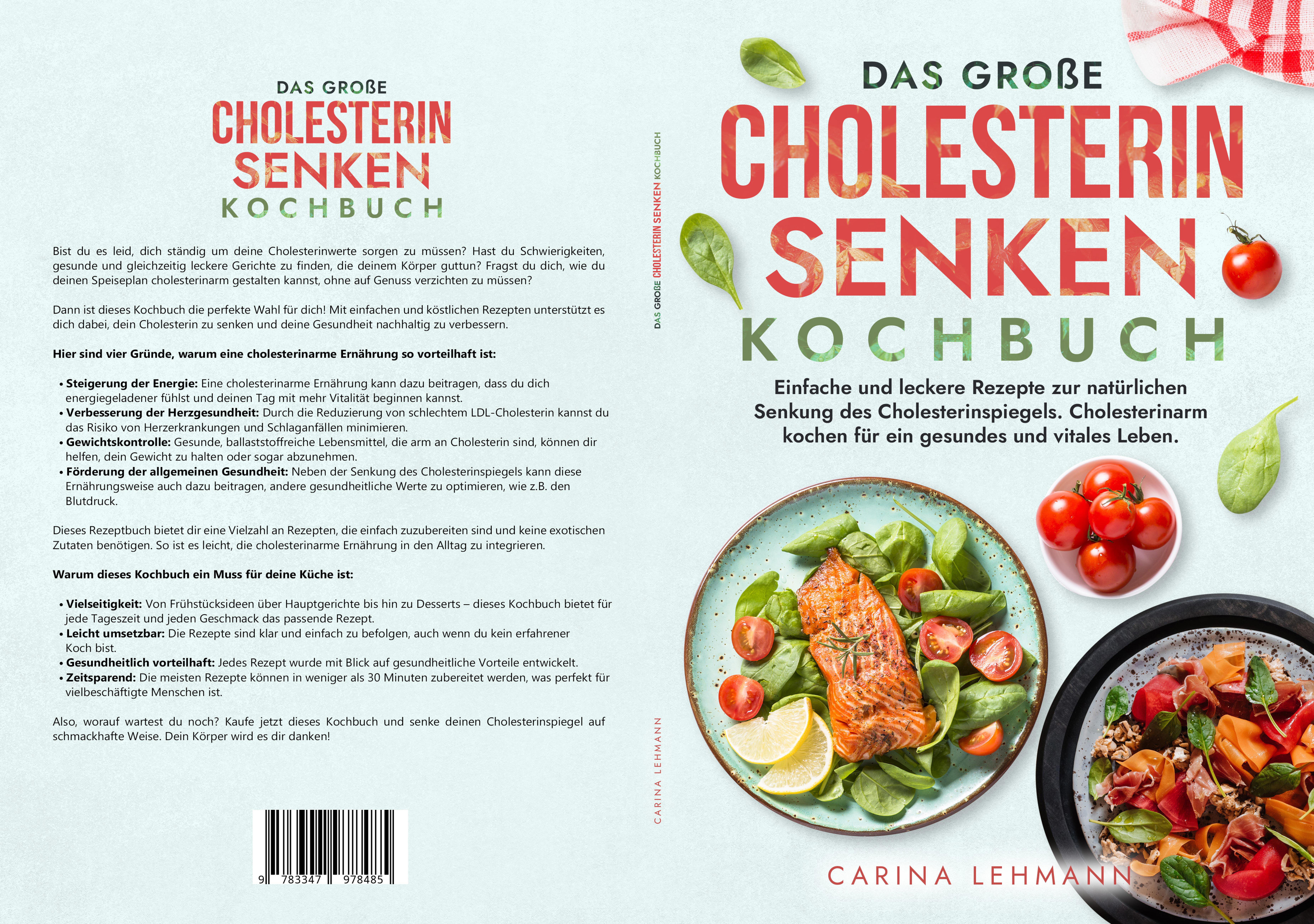 Gesamtes Coverbild Das große Cholesterin Senken Kochbuch