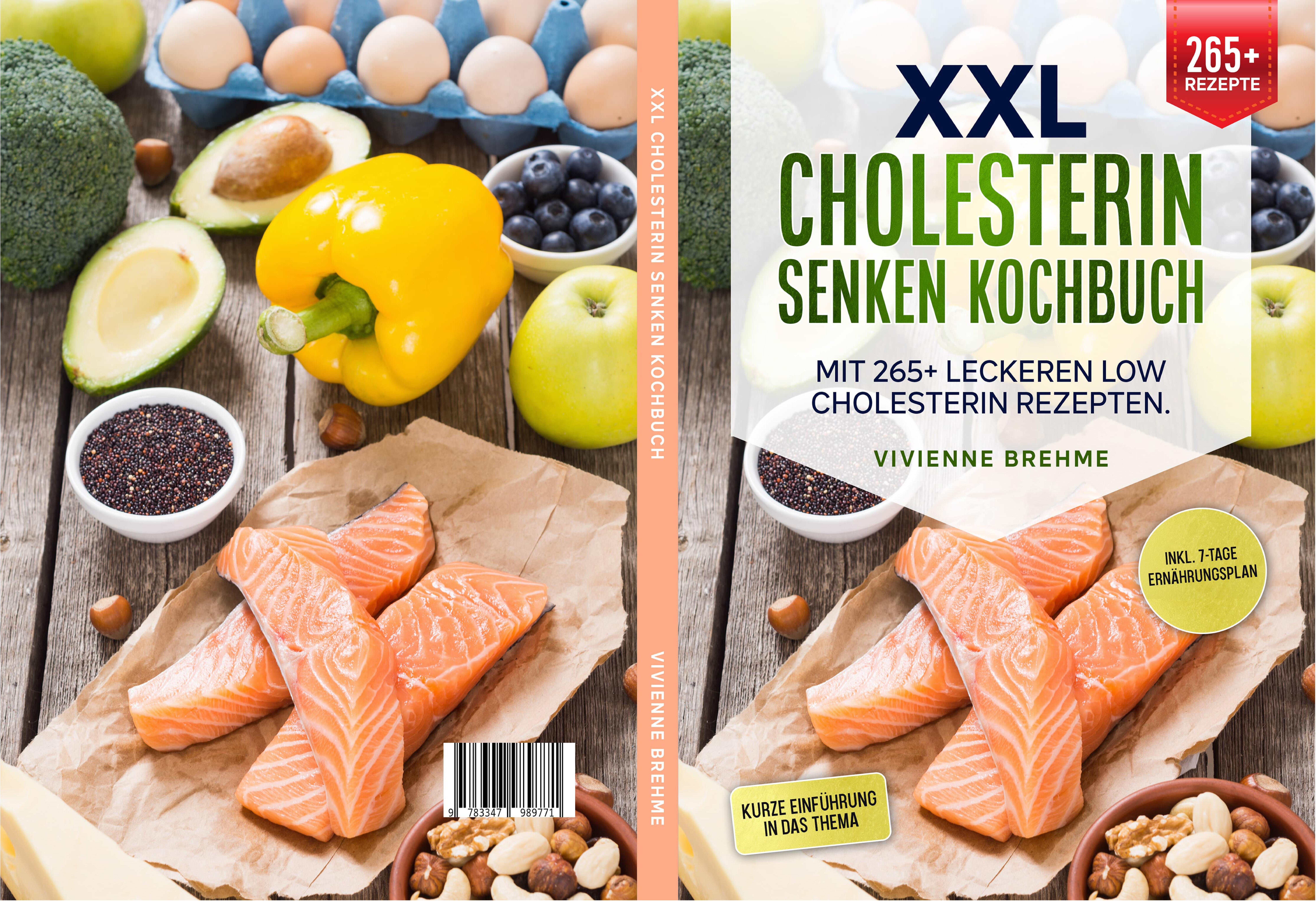 Gesamtes Coverbild XXL Cholesterin senken Kochbuch