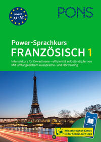 Vorderes Coverbild PONS Power-Sprachkurs Französisch 1