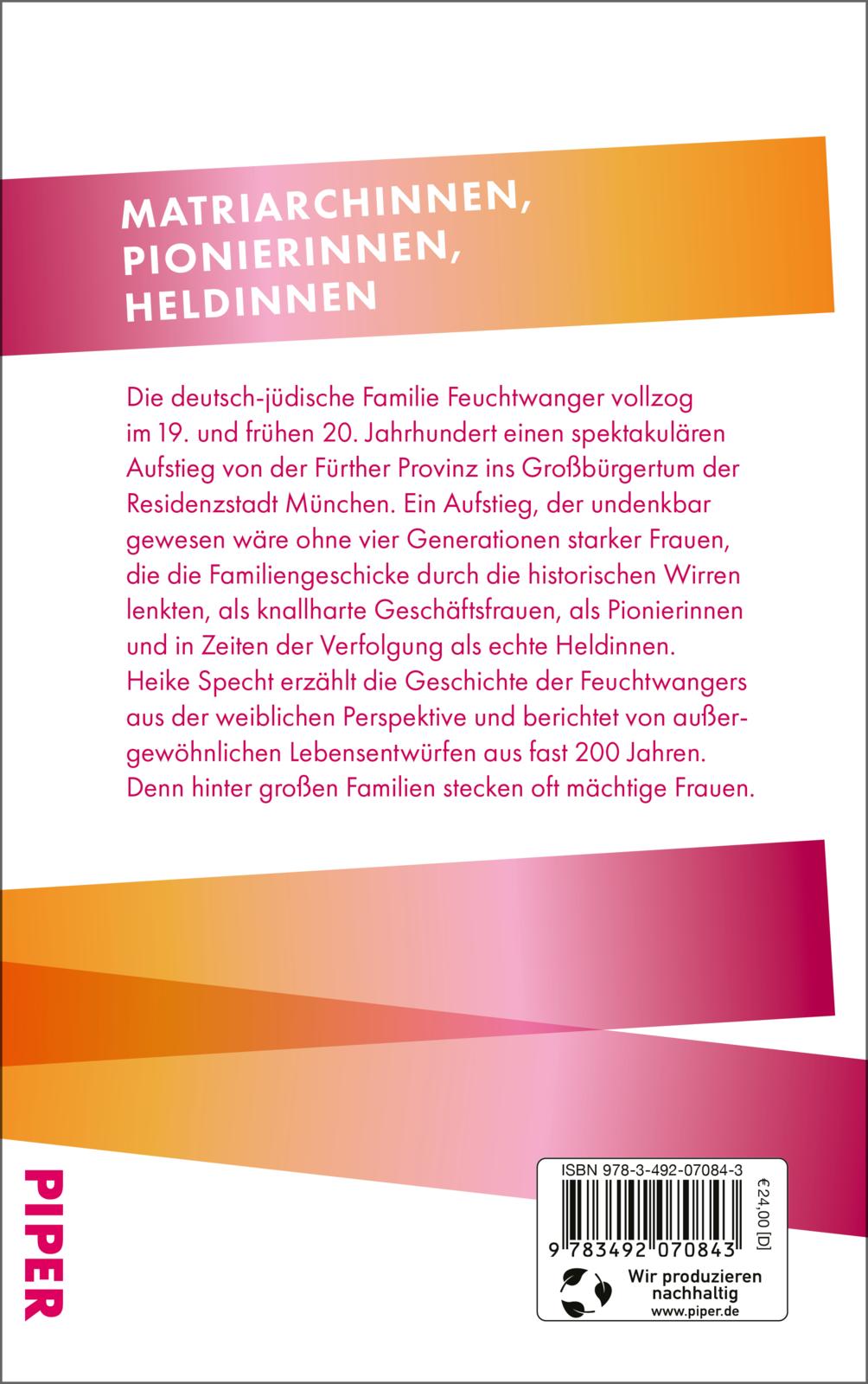 Rückseitencover Die Frauen der Familie Feuchtwanger
