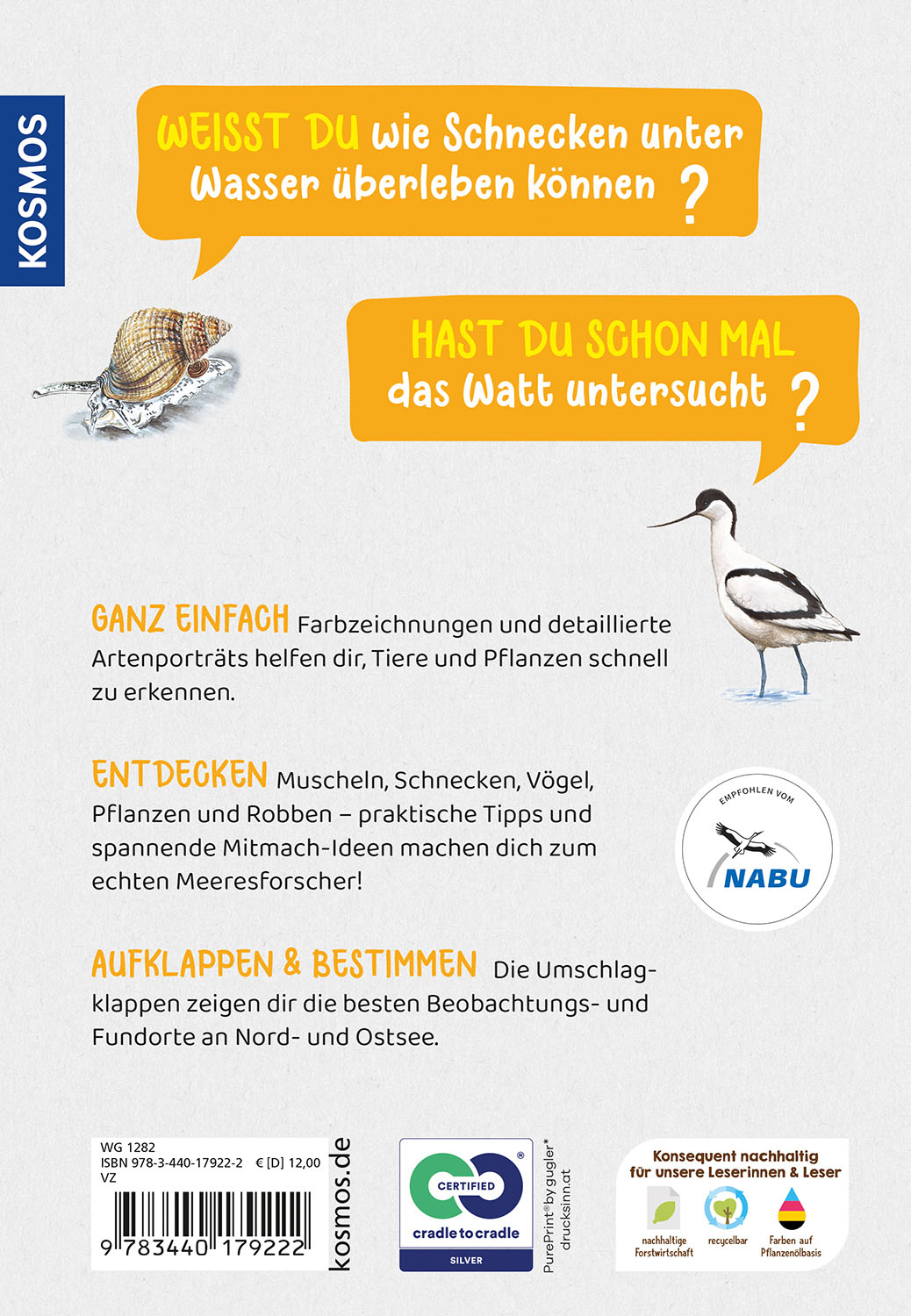 Rückseitencover Was lebt an Strand und Küste? Kindernaturführer
