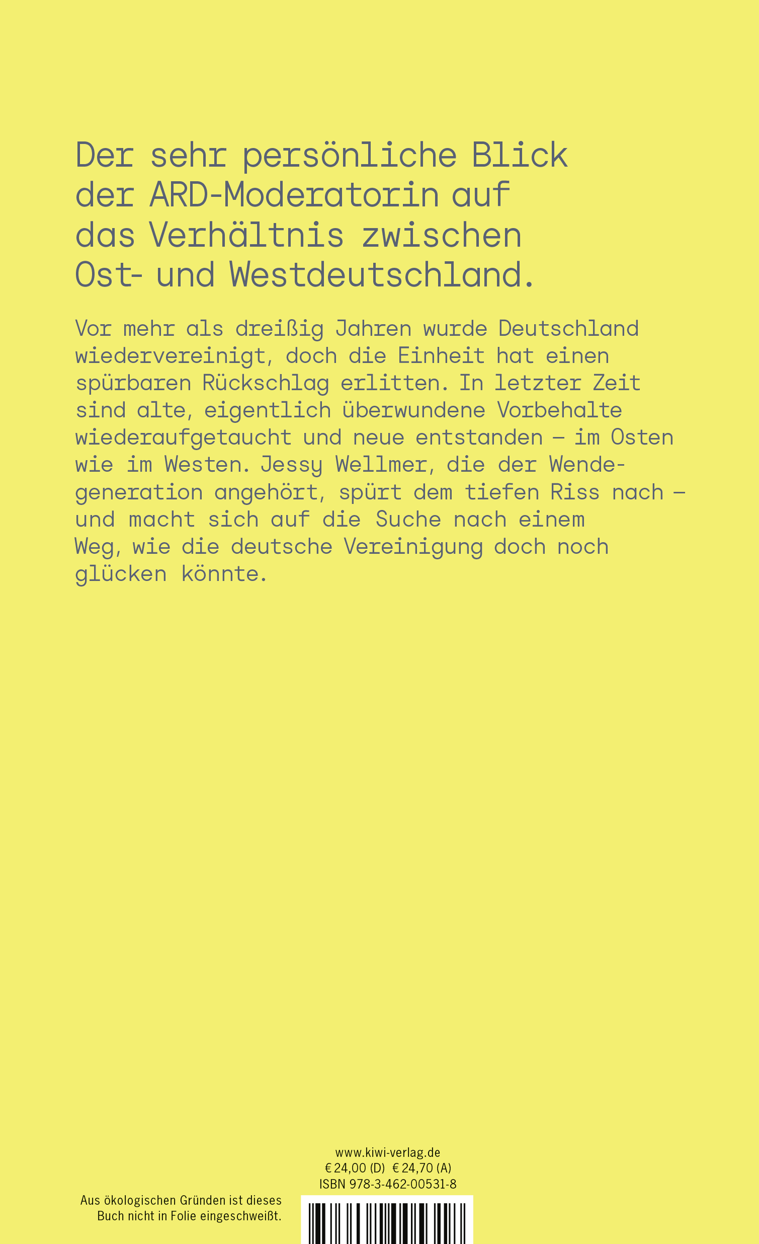 Rückseitencover Die neue Entfremdung
