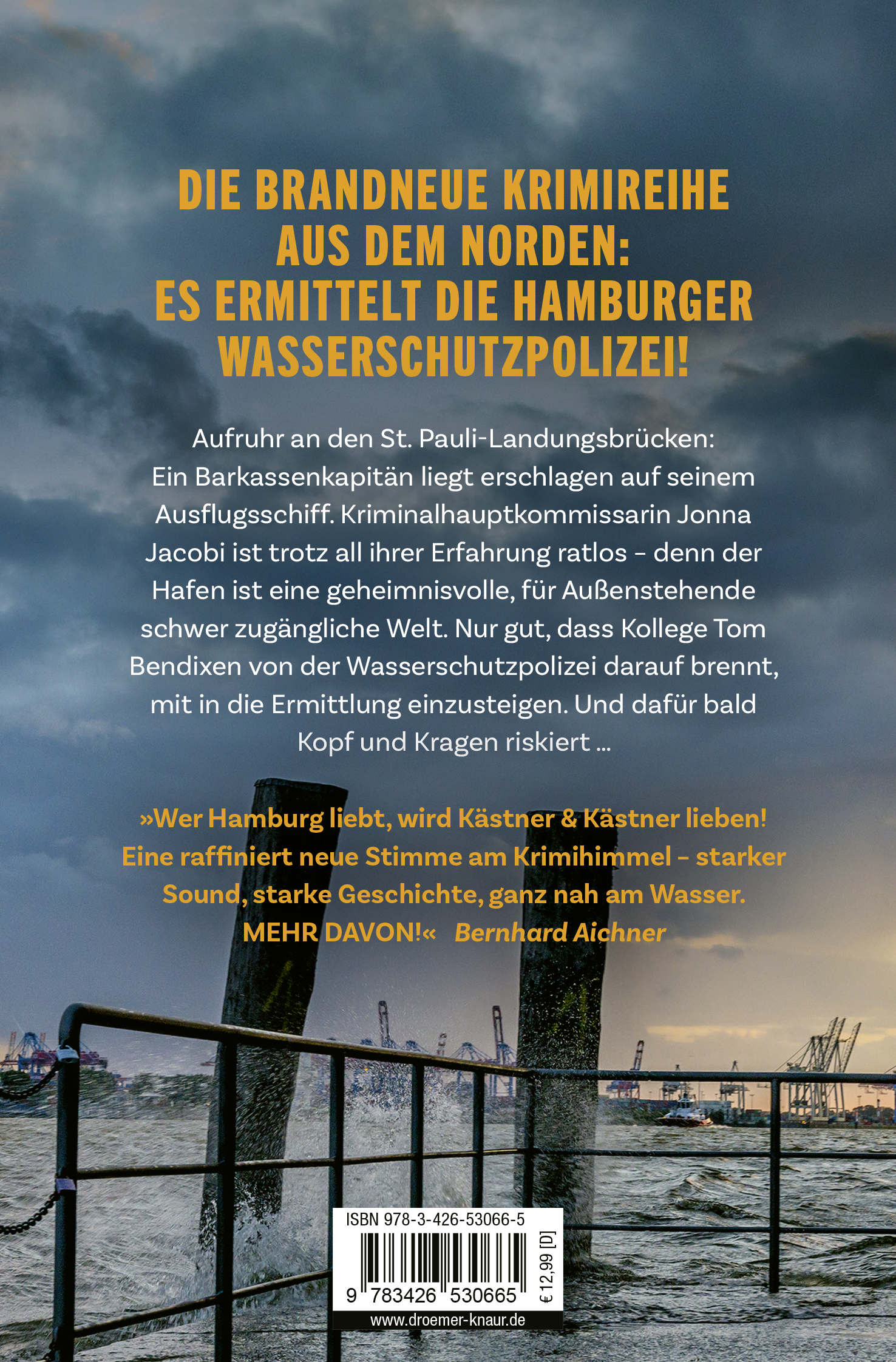 Rückseitencover Tatort Hafen - Tod an den Landungsbrücken