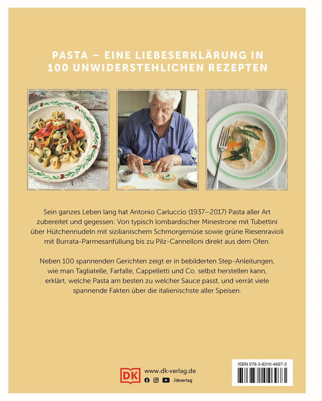 Rückseitencover Pasta