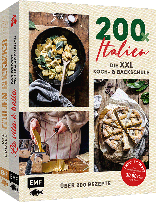 Anderes Coverbild 200 x Italien – Die XXL Koch- und Backschule