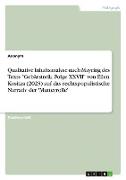 Qualitative Inhaltsanalyse nach Mayring des Texts "Gebärstreik, Folge XXVII" von Ellen Kositza (2023) auf das rechtspopulistische Narrativ der 'Mutterrolle'