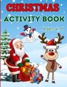 Christmas Activity Book for Kids Ages 4-6