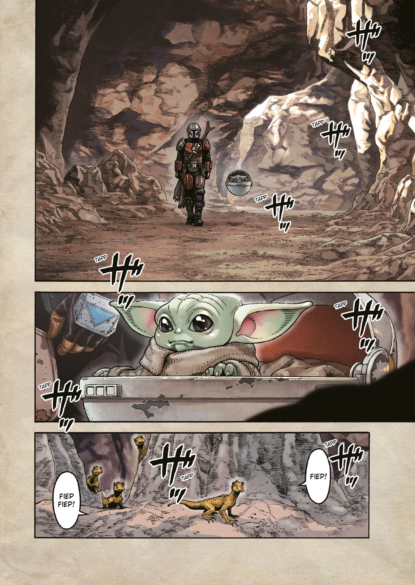 Beispielinhalt (Bild) Star Wars: The Mandalorian (Manga) 02