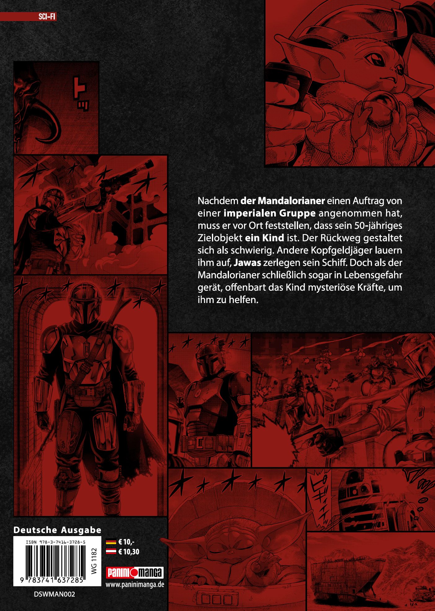Rückseitencover Star Wars: The Mandalorian (Manga) 02