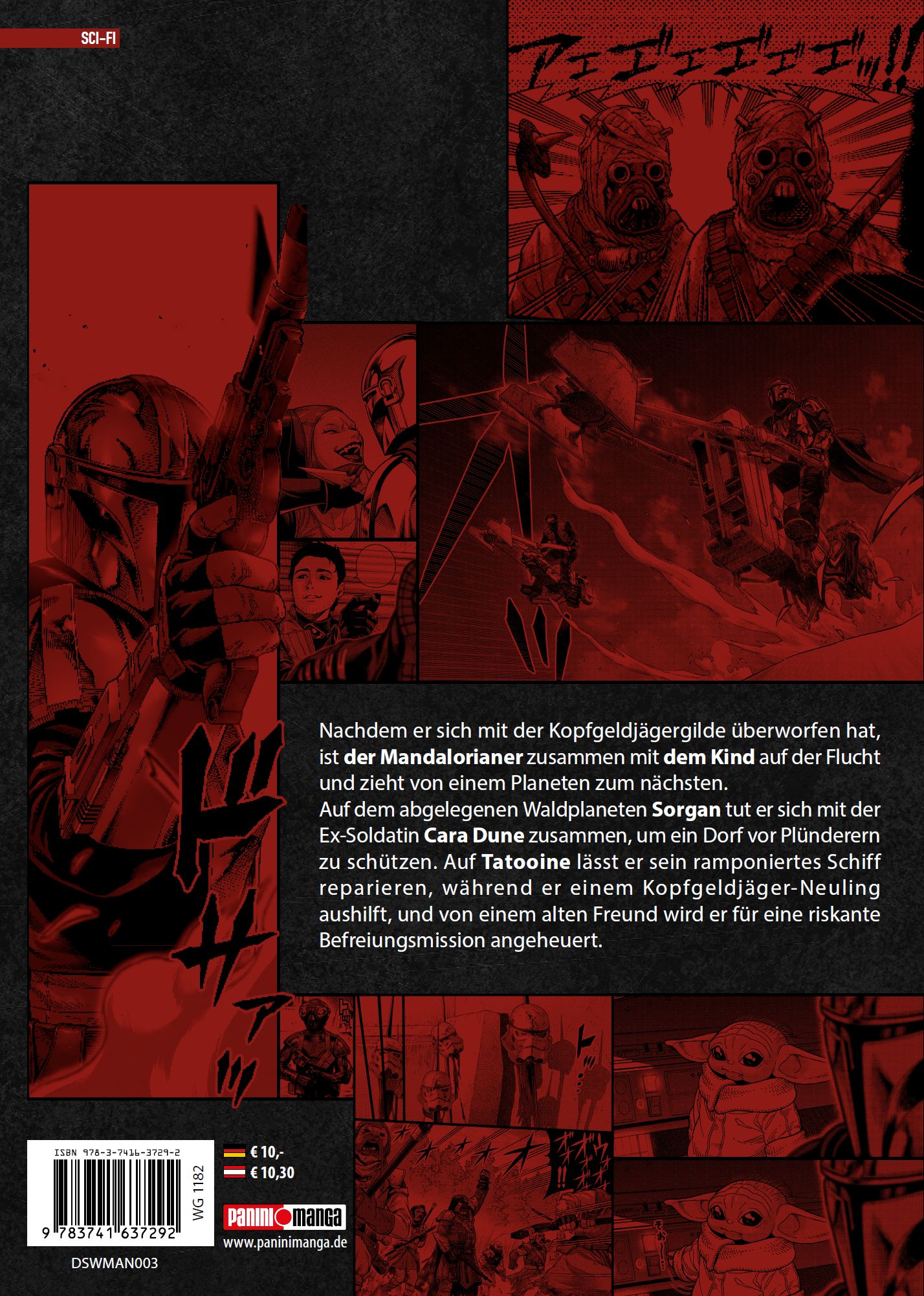 Rückseitencover Star Wars: The Mandalorian (Manga) 03