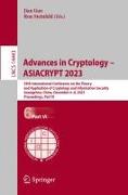 Advances in Cryptology - ASIACRYPT 2023