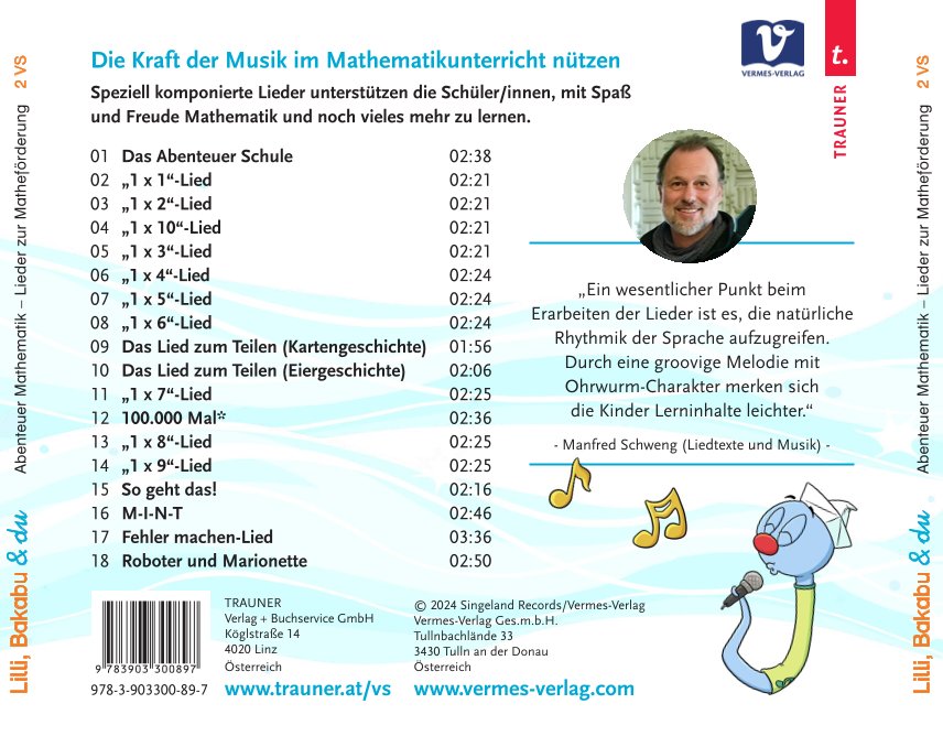 Beispielinhalt (Bild) Lilli, Bakabu & Du: Abenteuer Mathematik 2