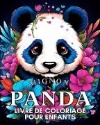 Livre de Coloriage Panda Mignon pour Enfants