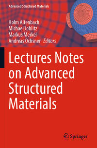 Vorderes Coverbild Lectures Notes on Advanced Structured Materials