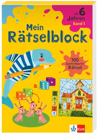 Vorderes Coverbild Klett Mein Rätselblock ab 6 Jahren Band 1