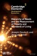 Hierarchy of Needs and the Measurement of Poverty and Standards of Living