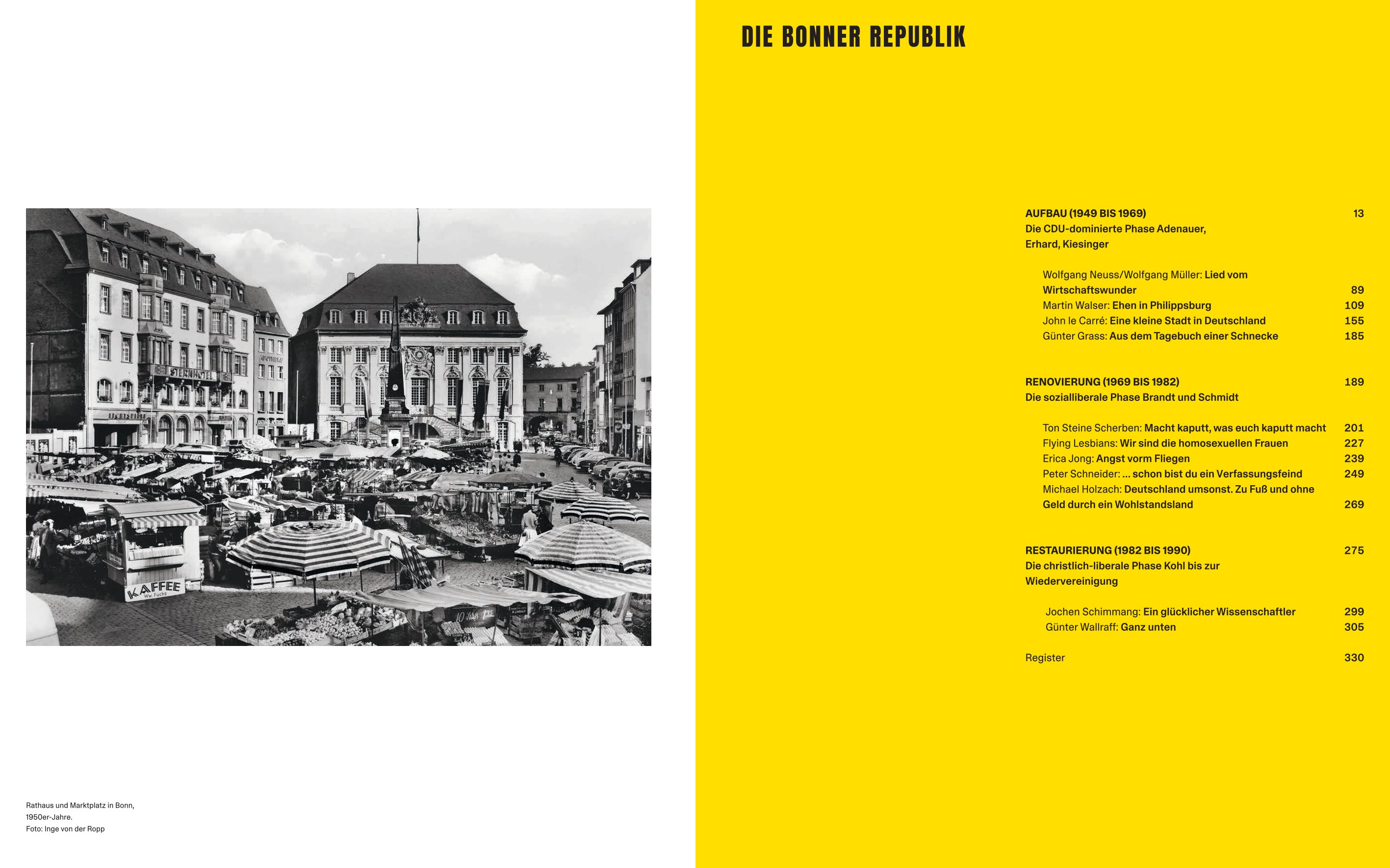 Beispielinhalt (Bild) Die Bonner Republik