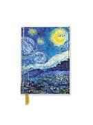 Vincent van Gogh: The Starry Night 2025 Luxury Pocket Diary Planner - Week to View