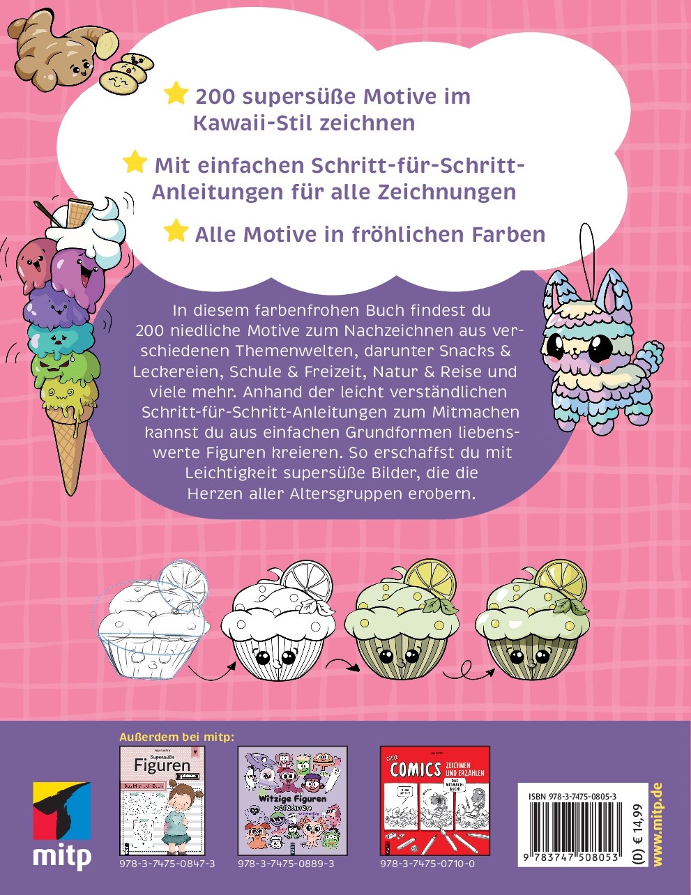 Rückseitencover 200 Süße Dinge zeichnen
