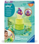 Play+ Baby-Stapel-Puzzle: Vogelnest - ab 6 Monate